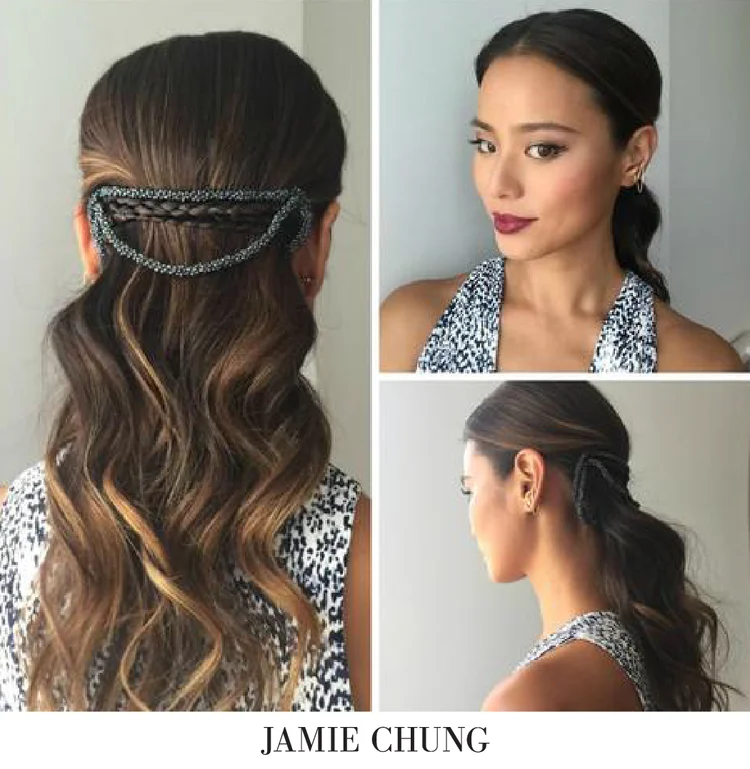 Jamie Chung, hair by Sarah Potempa