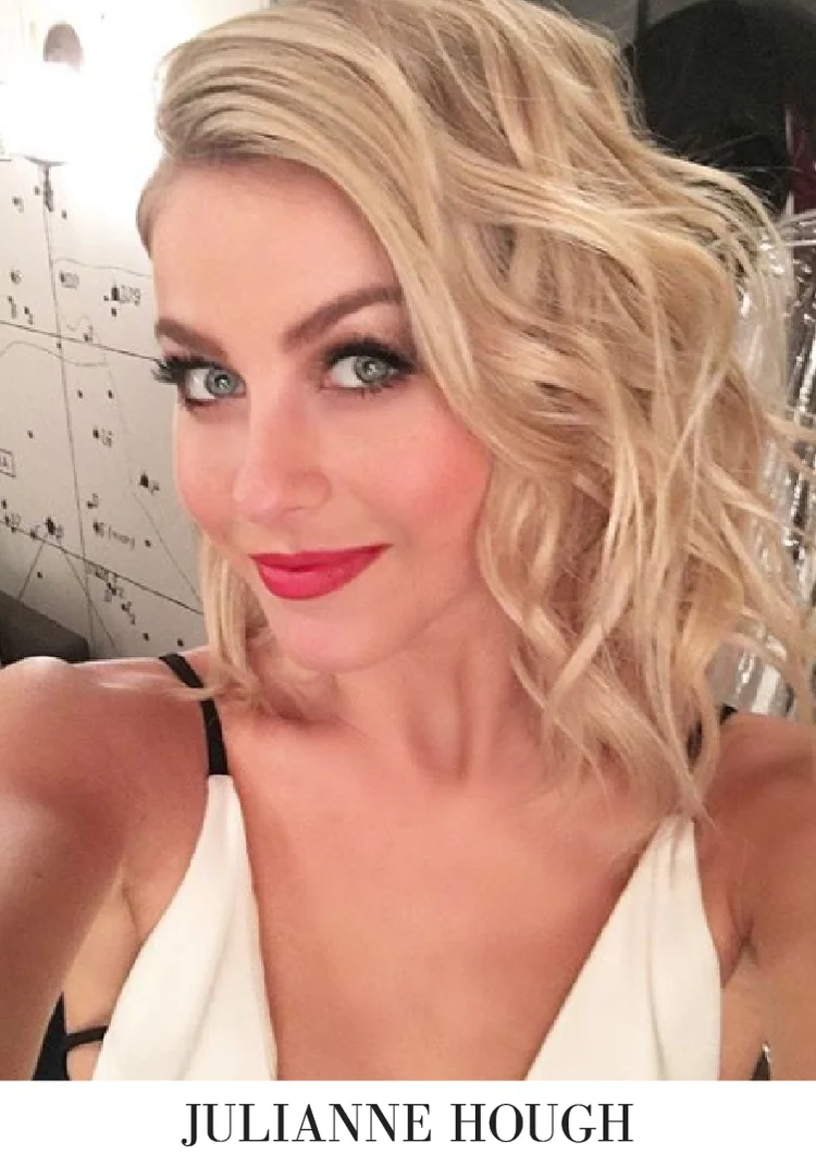 Julianne Hough, hair by Sarah Potempa