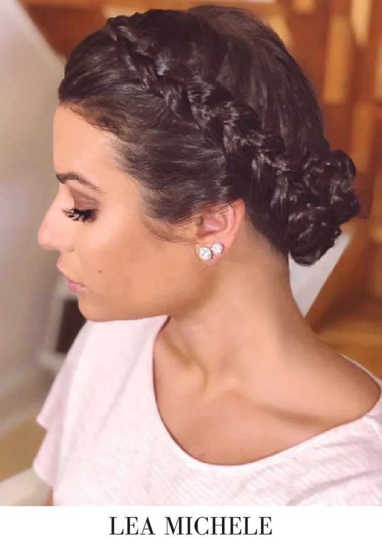 Lea Michele, hair by Sarah Potempa