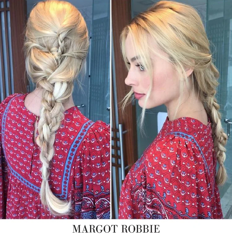 Margot Robbie, hair by Sarah Potempa