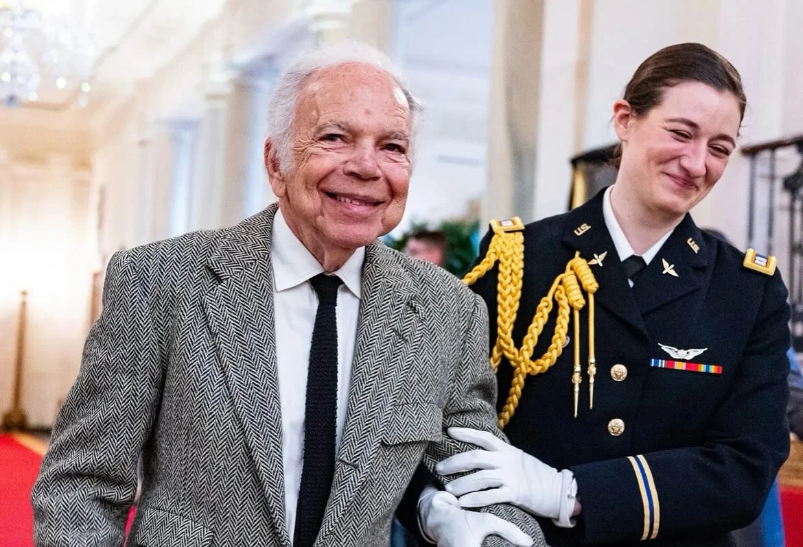 Ralph Lauren 👑 makes fashion history with top civilian honor. After decades of being nearly synonymous with American fashion, the 85-year-old became the first fashion designer to receive the presidential metal of freedom. #Legend #RalphLauren #ralph