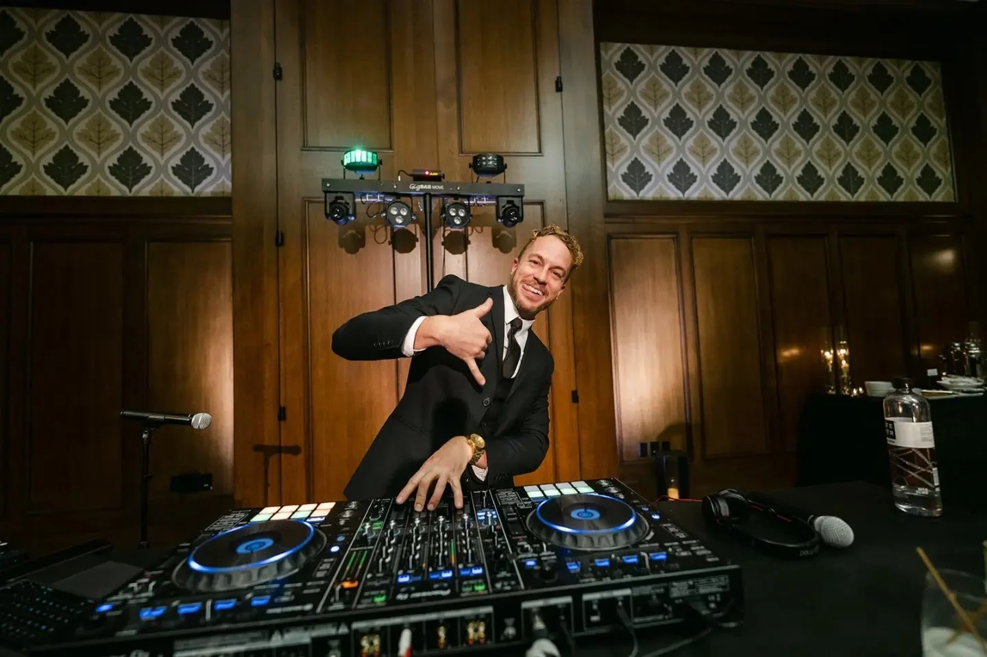 Saxophone and DJ Rob Bennion performs at La Boheme West Hollywood