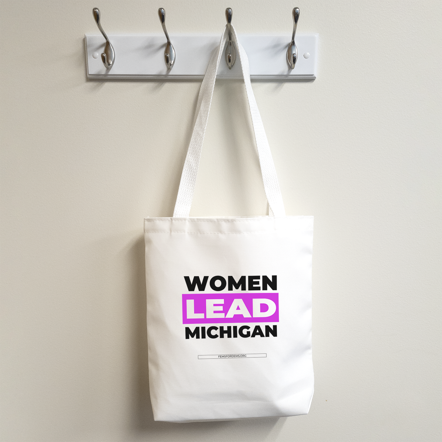 Women Lead Michigan tote