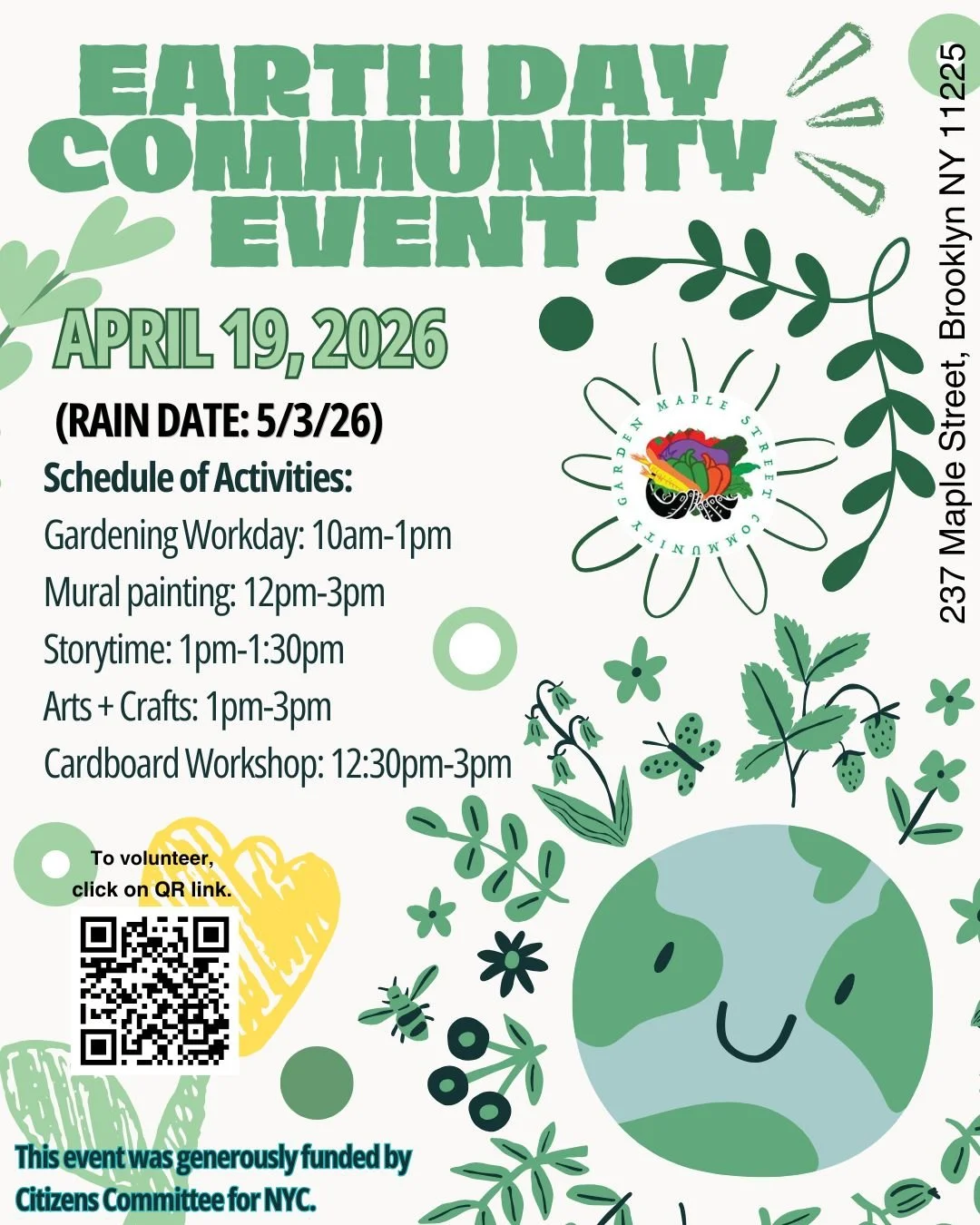 Earth Day Community Event 4/19