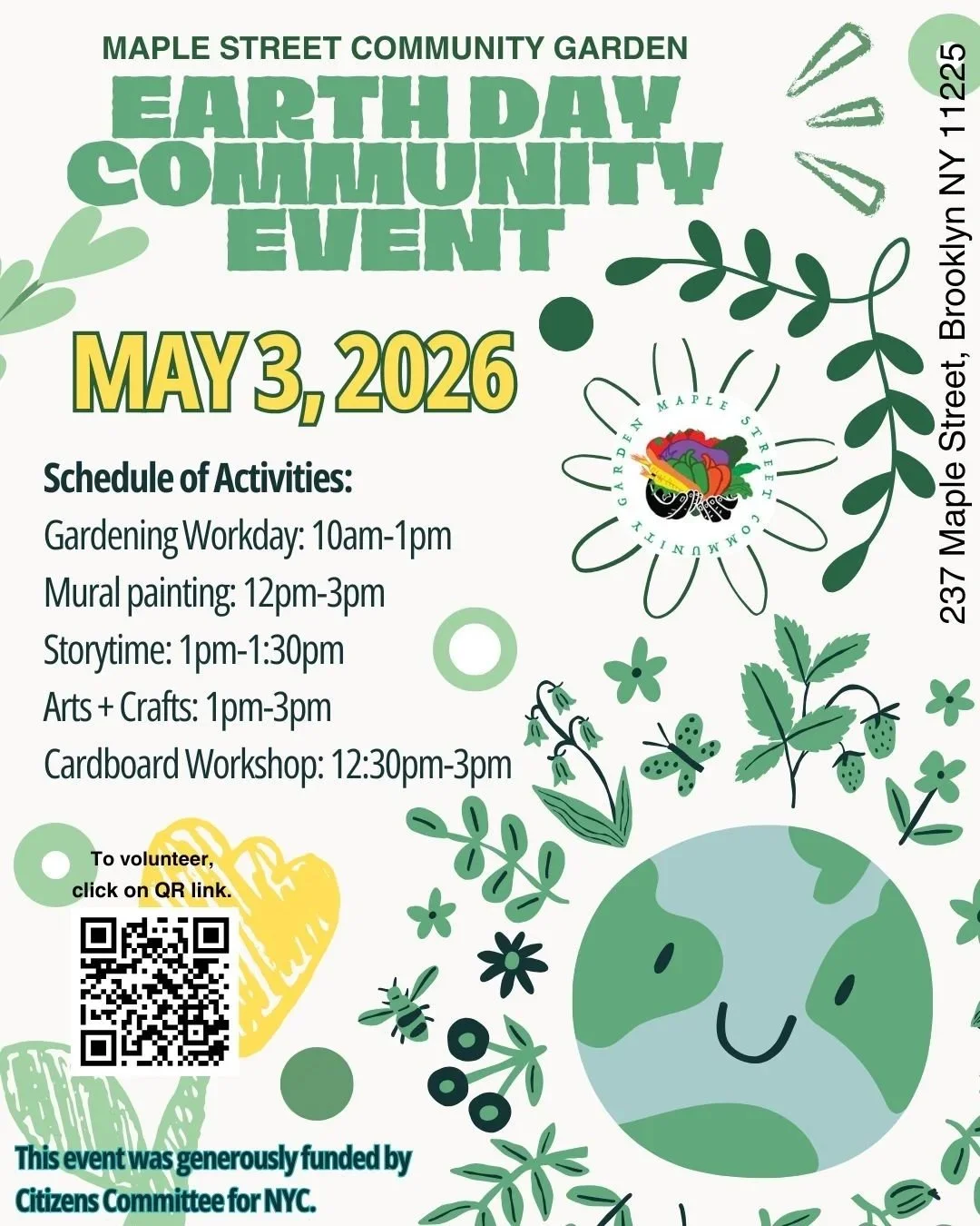 Earth Day Community Event 5/3