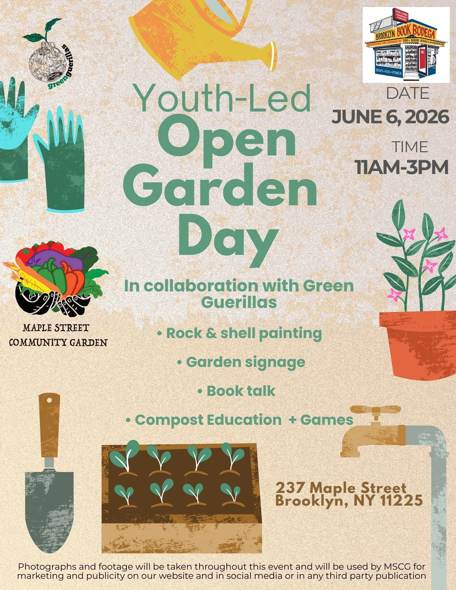 6/6 City-wide Open Garden Day