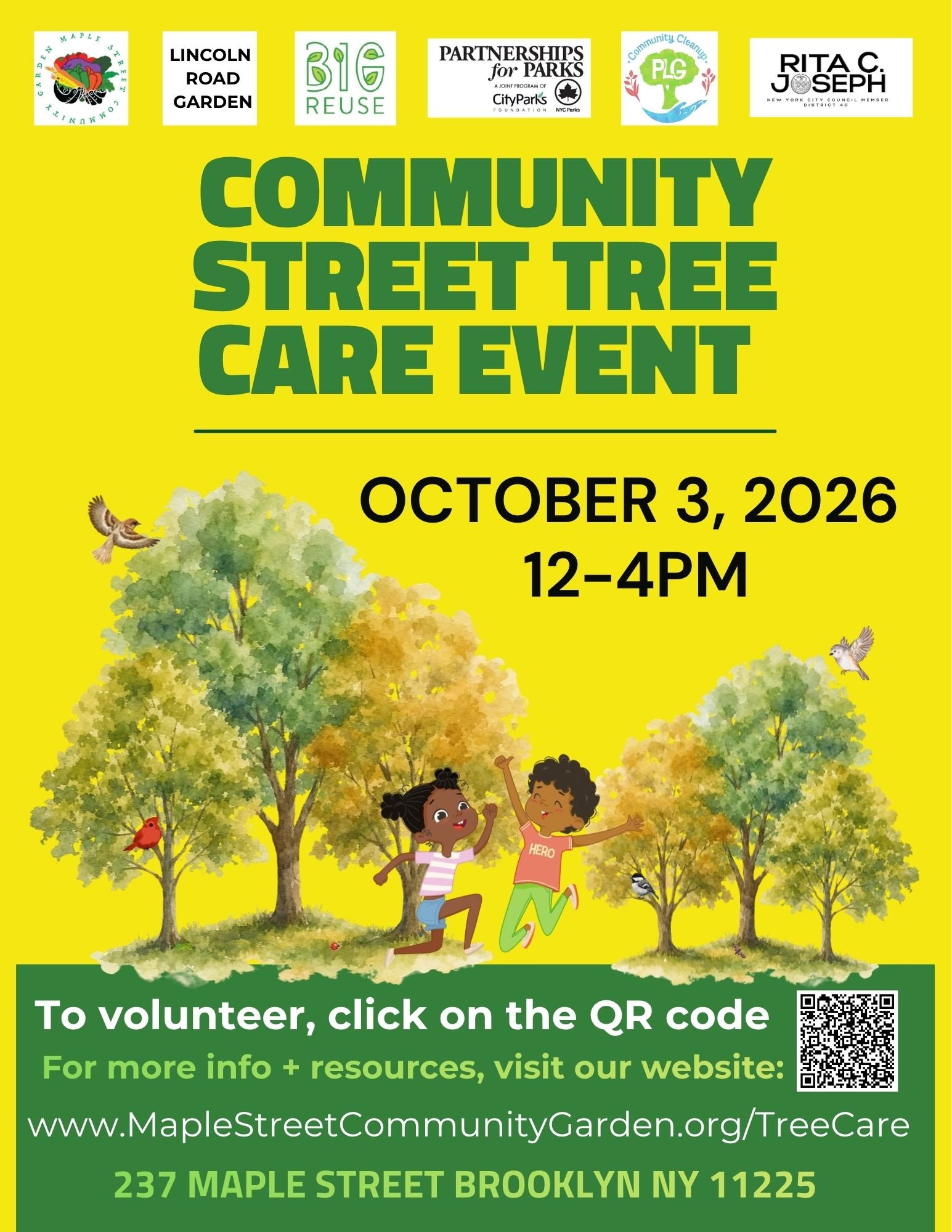10/3 Community Street Tree Care Event 