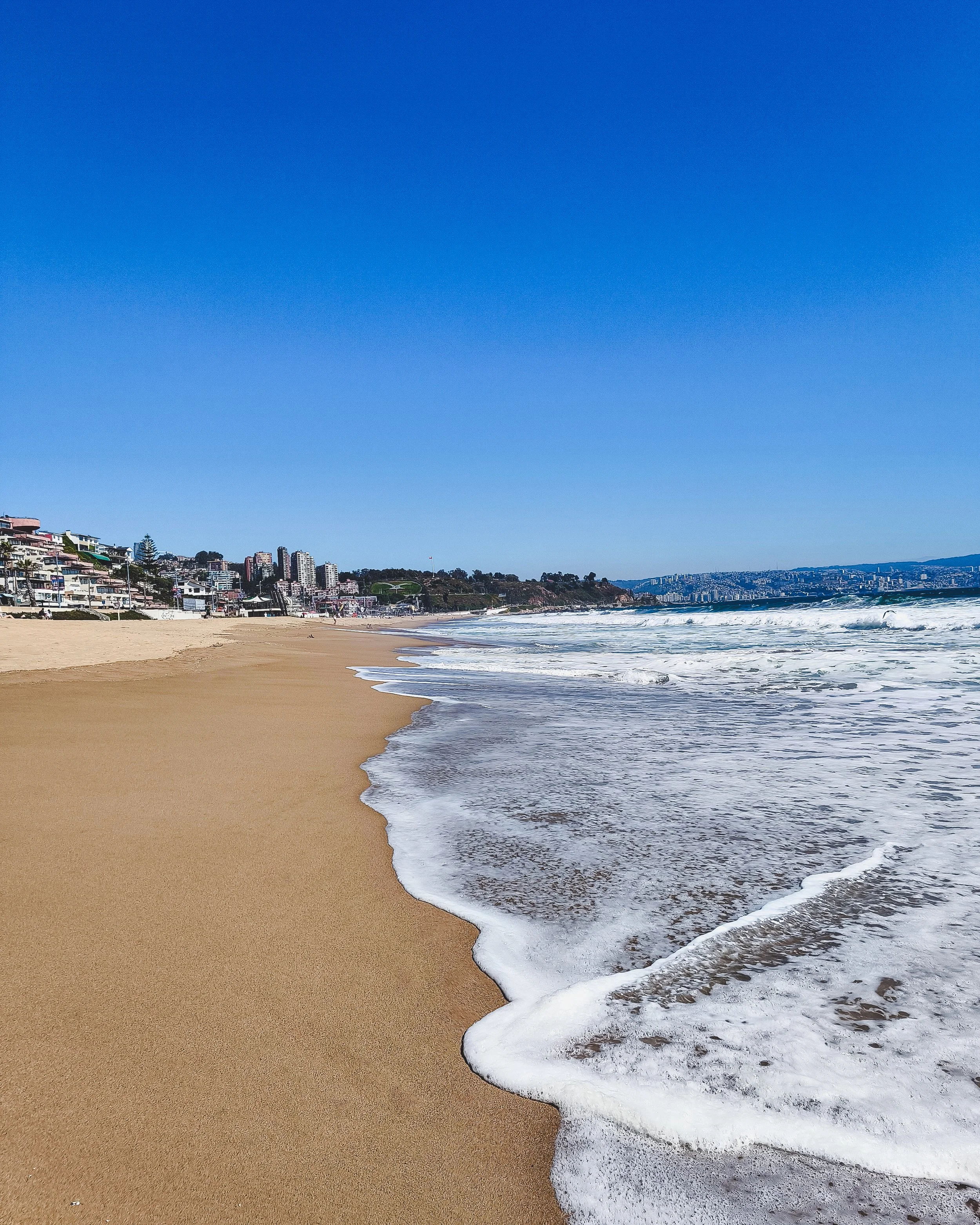 Reñaca beach.