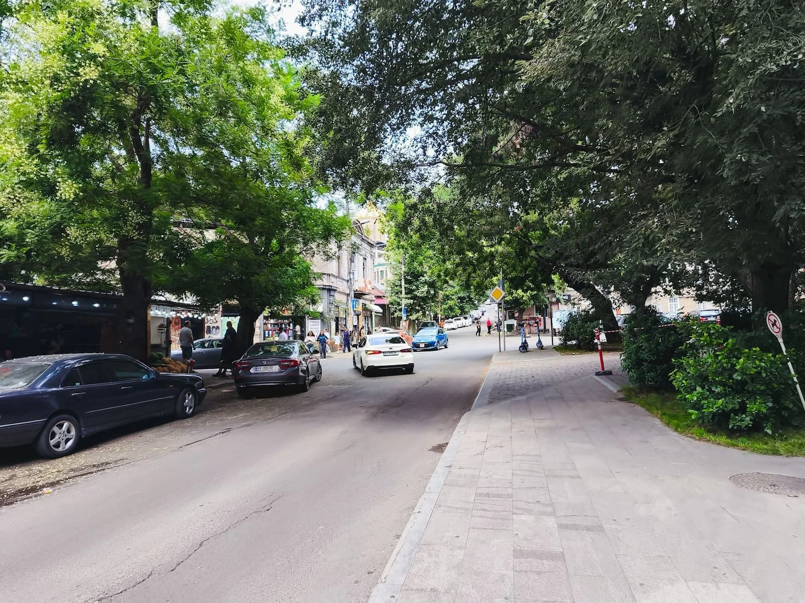 Residential streets and buildings in the Avlabari neighborhood of Tbilisi