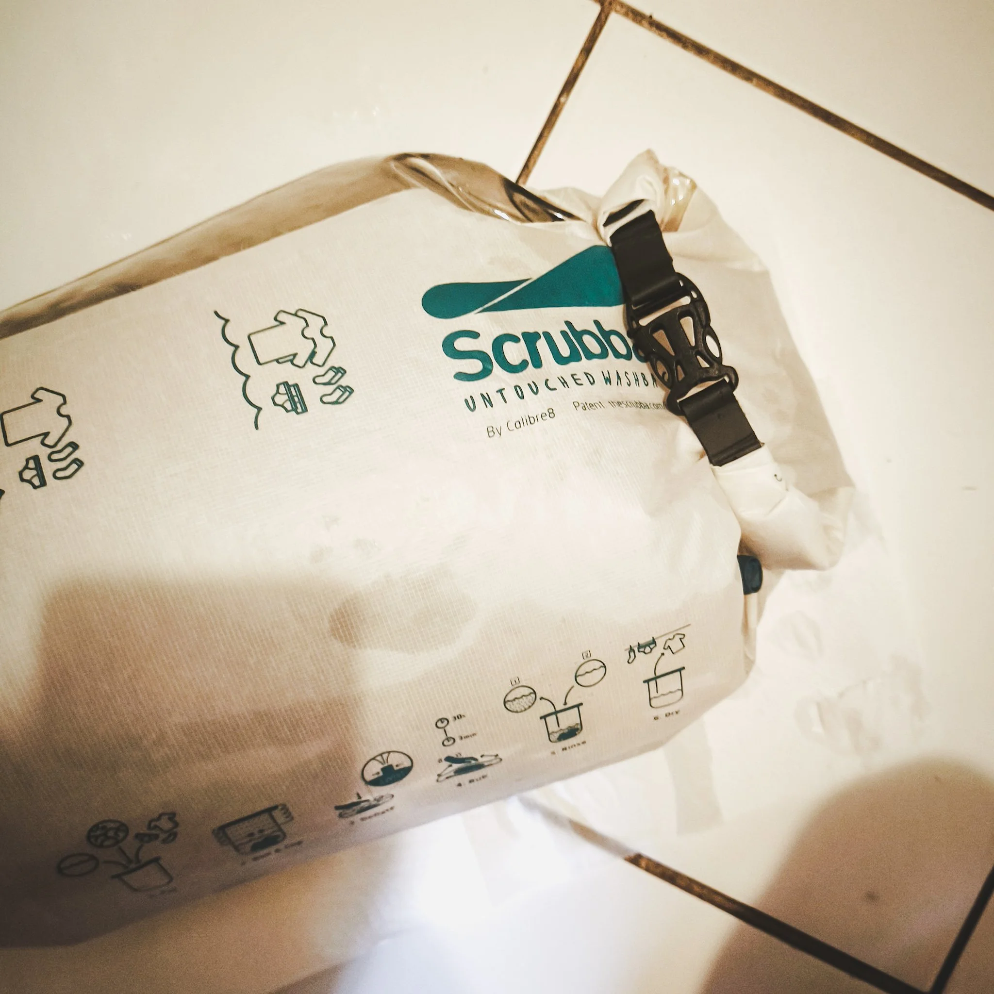 Step 3: Roll + clip closed