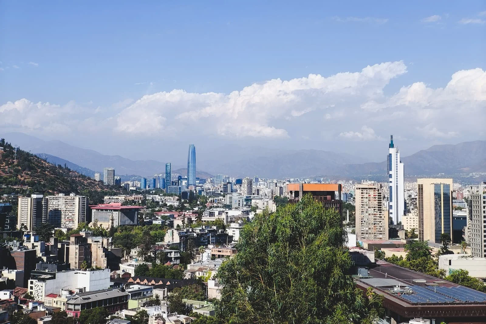 View of Santiago from Santa Lucía Hill