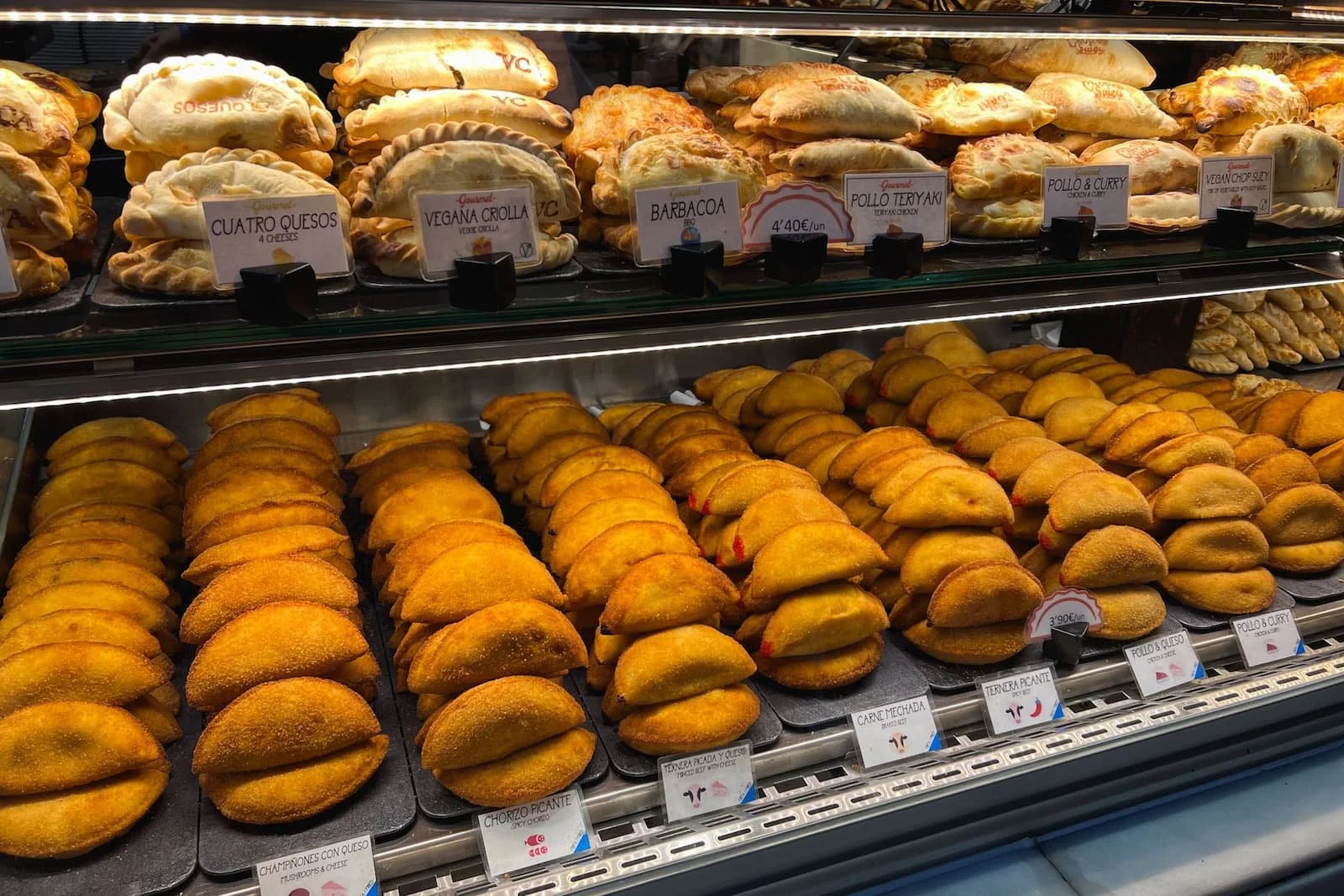 Empanadas in the market