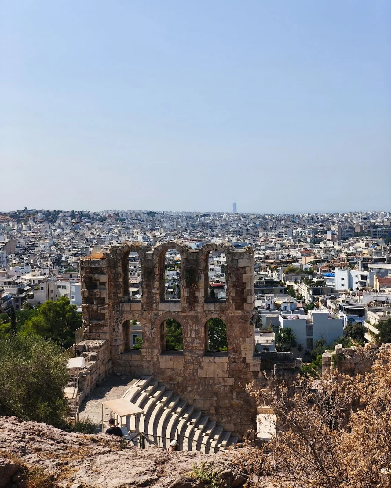 View across Athens from the Acropolis.