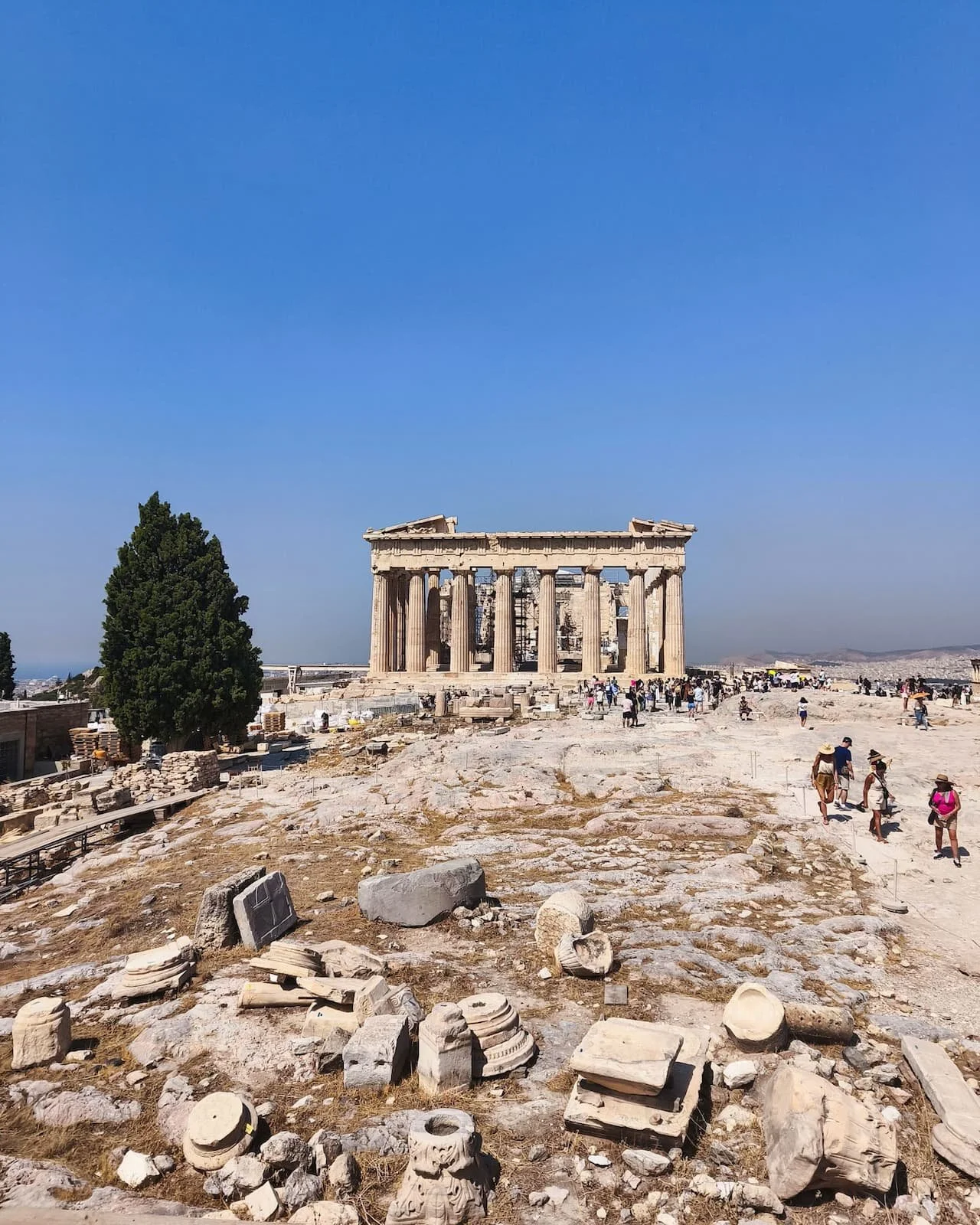 Parthenon on the other side.