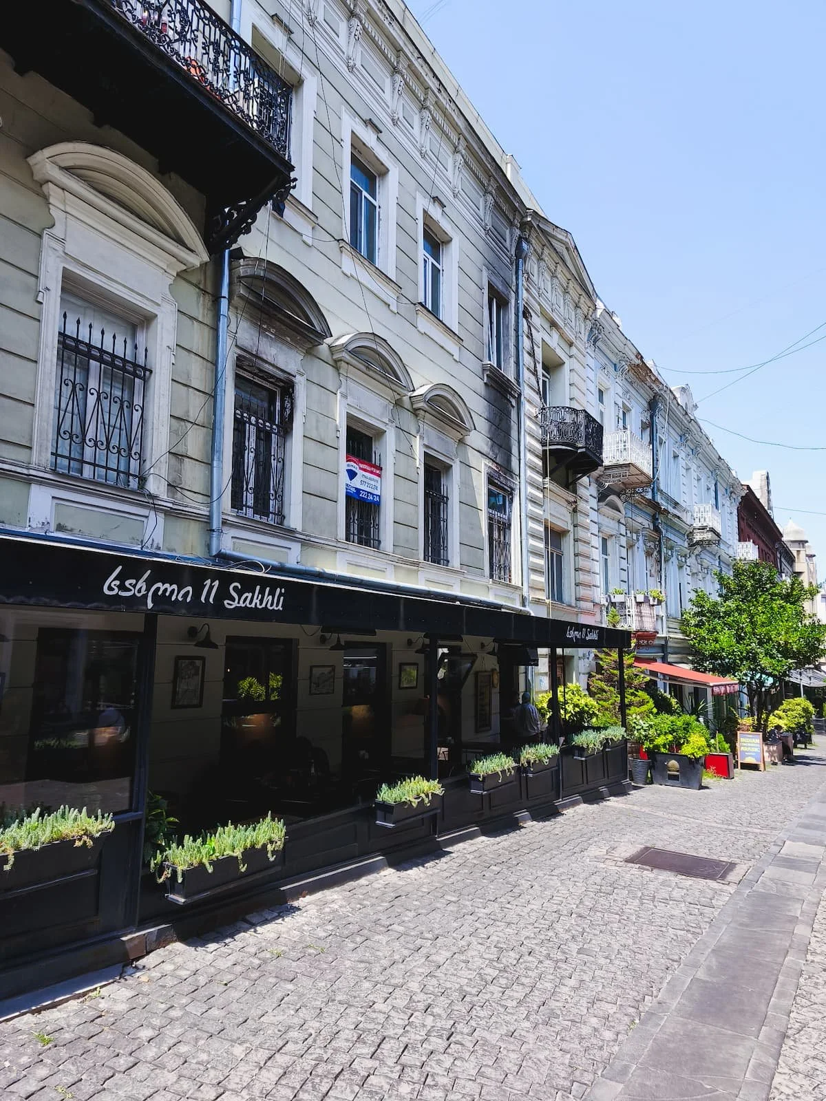 Galaktion Tabidze Street in the morning