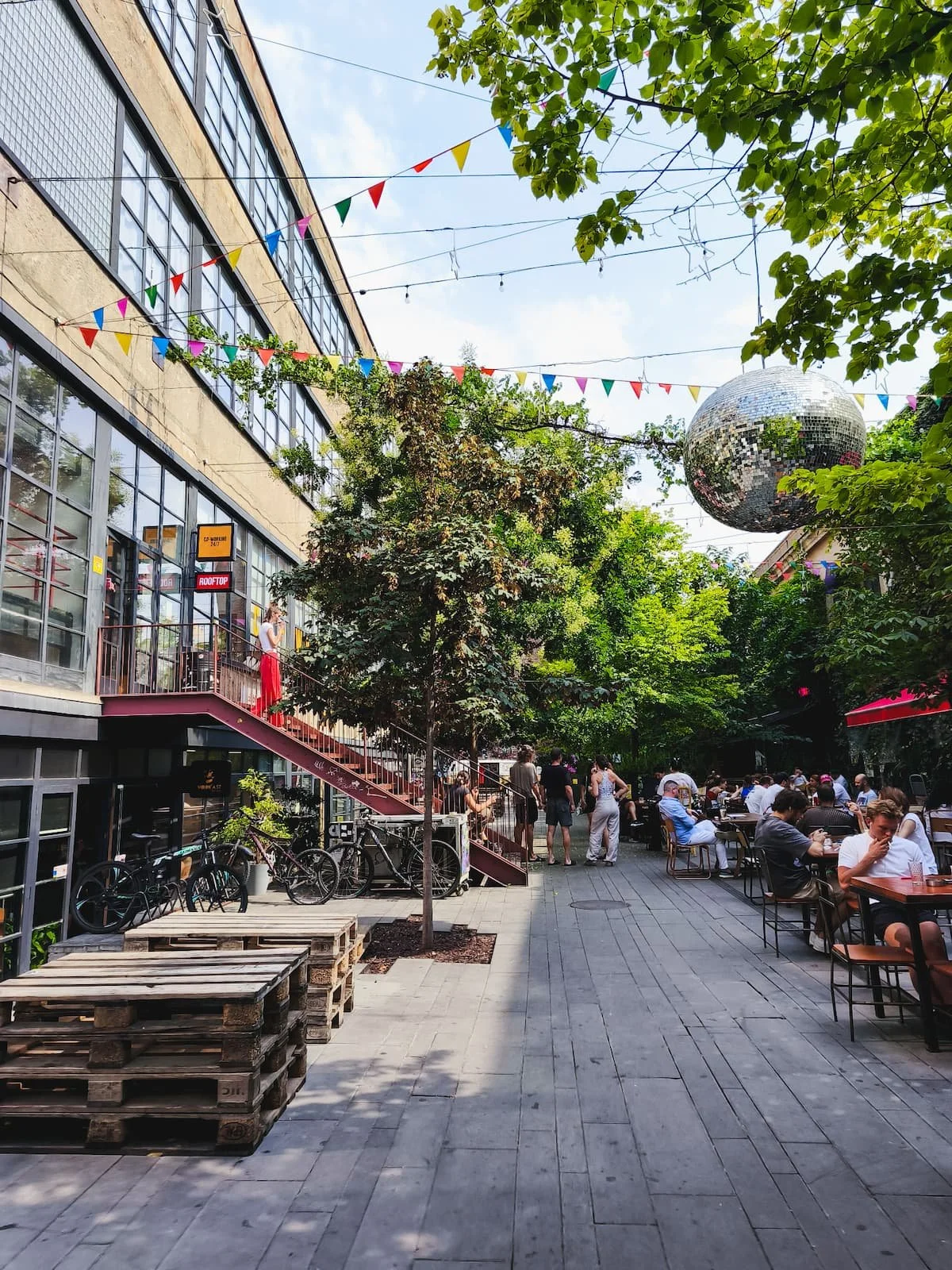 Fabrika courtyard