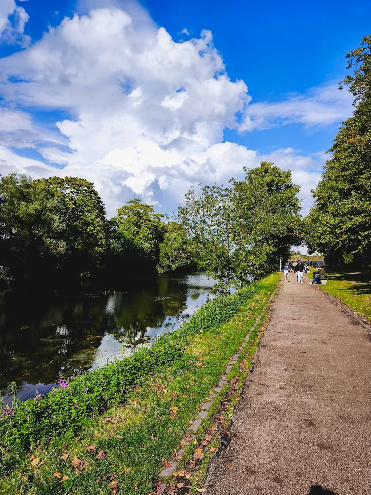 Walking path beside Kastellet