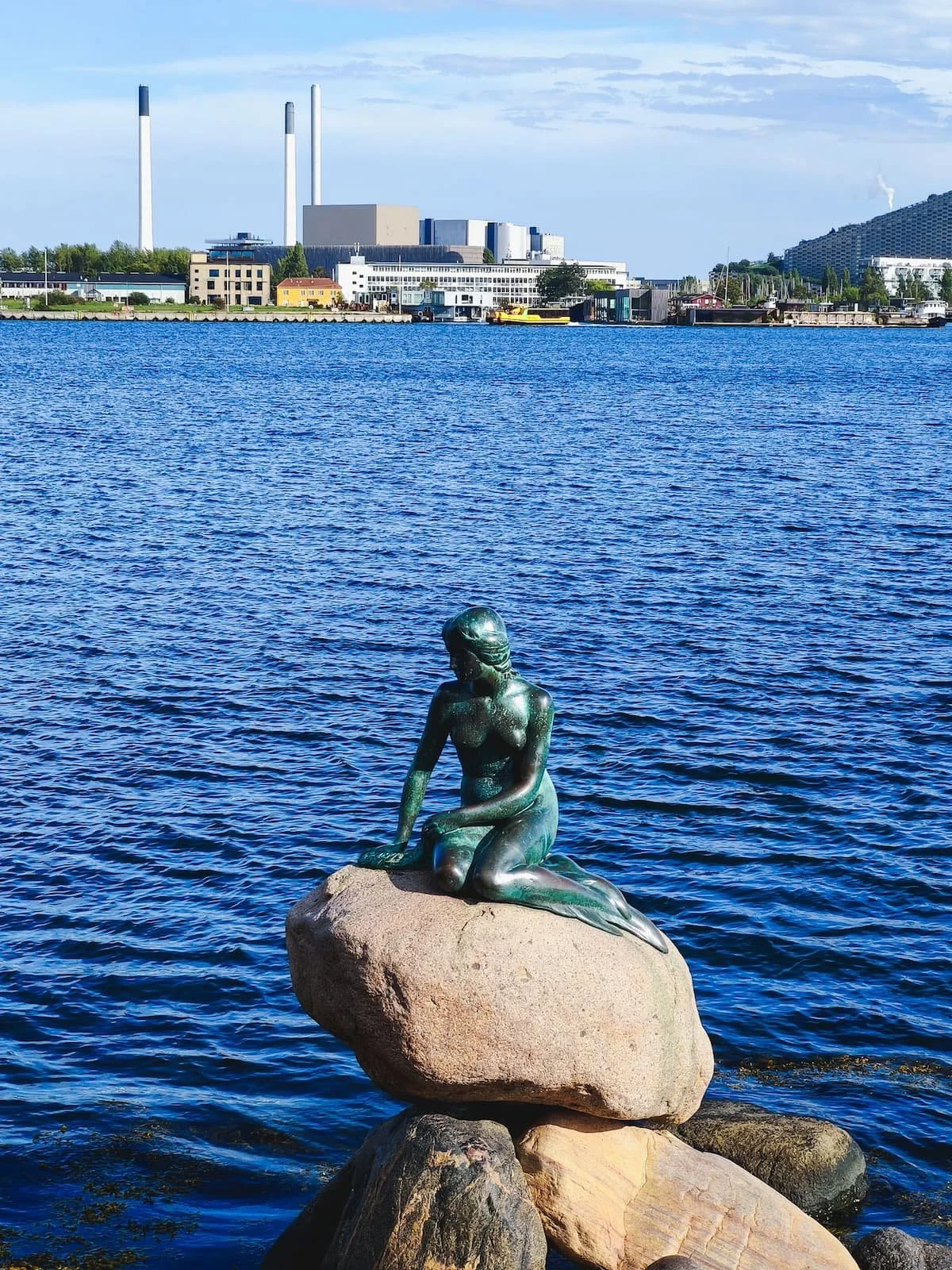 Little Mermaid beside the harbor