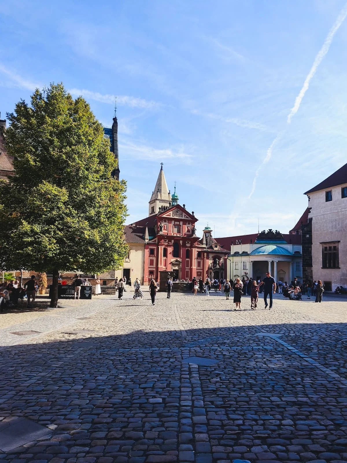 Courtyard with St. George's Basilica