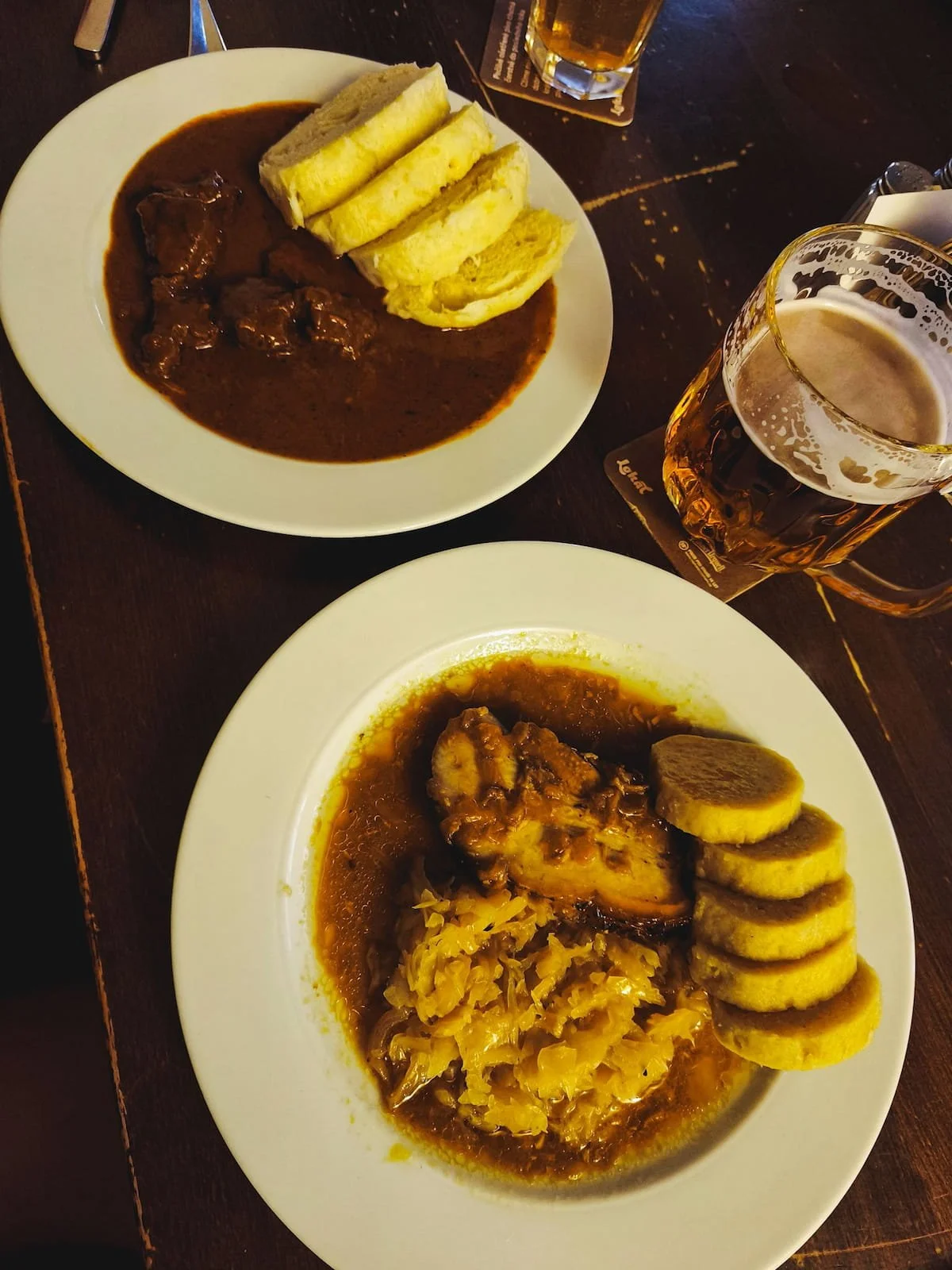 Goulash and pork stew at Lokál