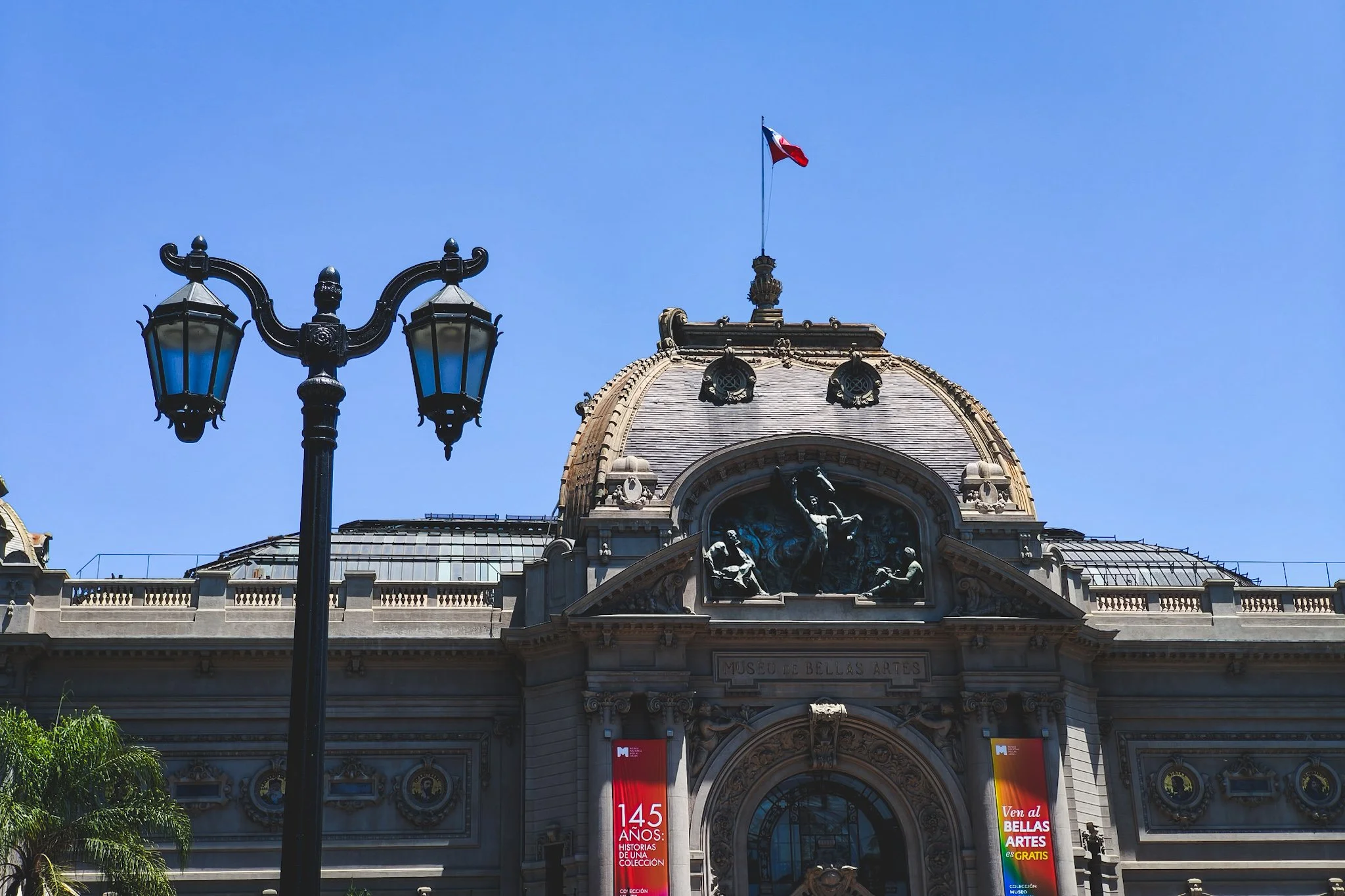 Exterior of National Museum of Fine Arts.