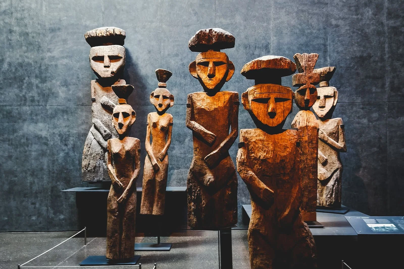 Display inside the Museum of Pre-Columbian Art.