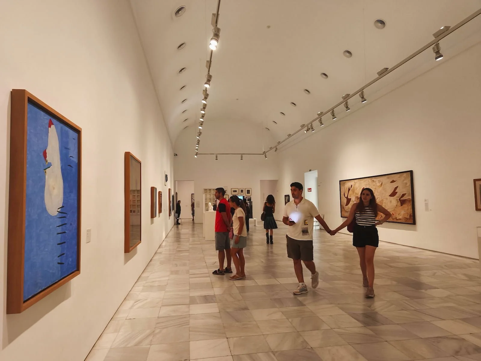 Interior gallery in Reina Sofía.