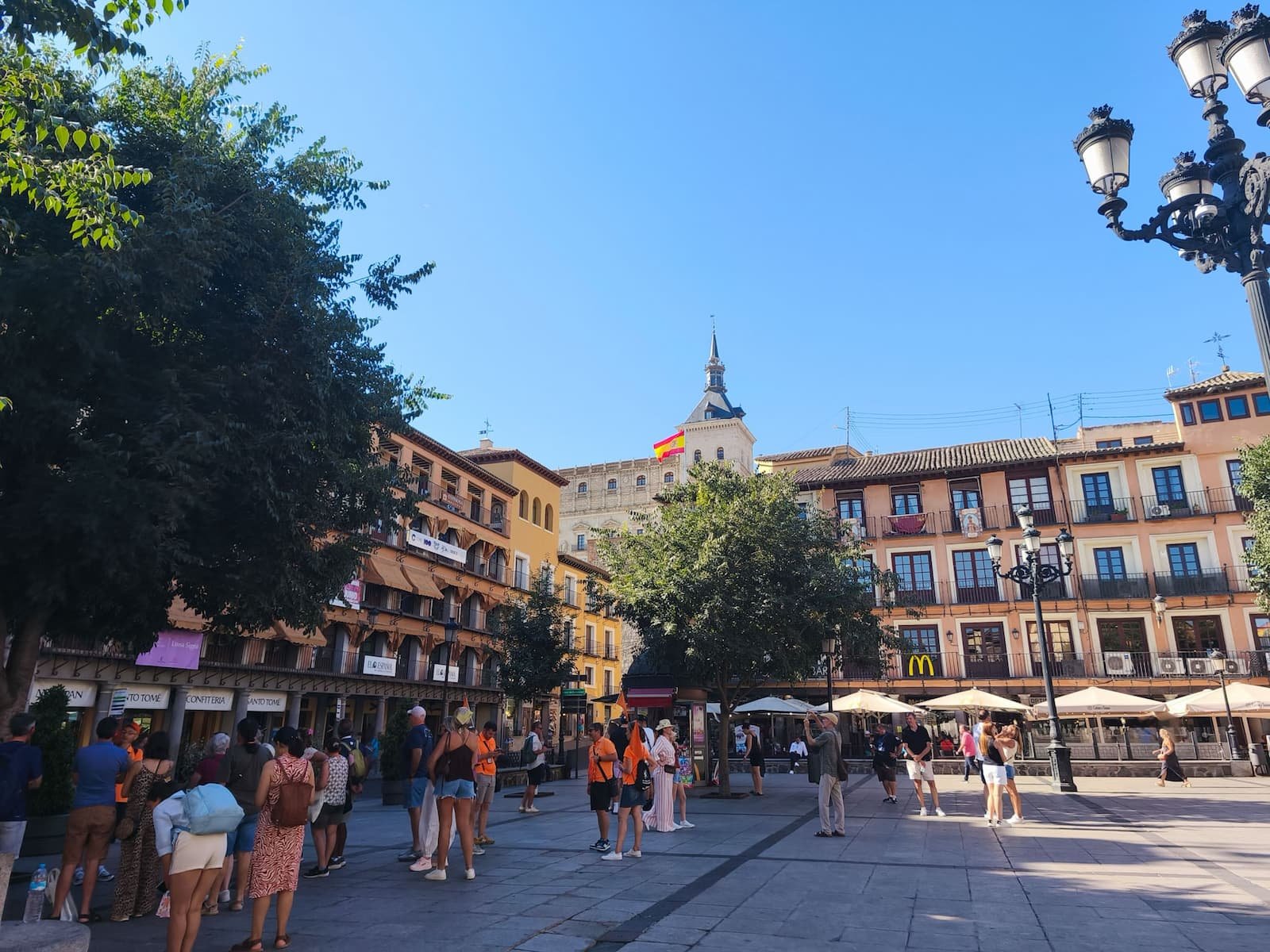 Plaza de Zocodover in Toledo Old Town