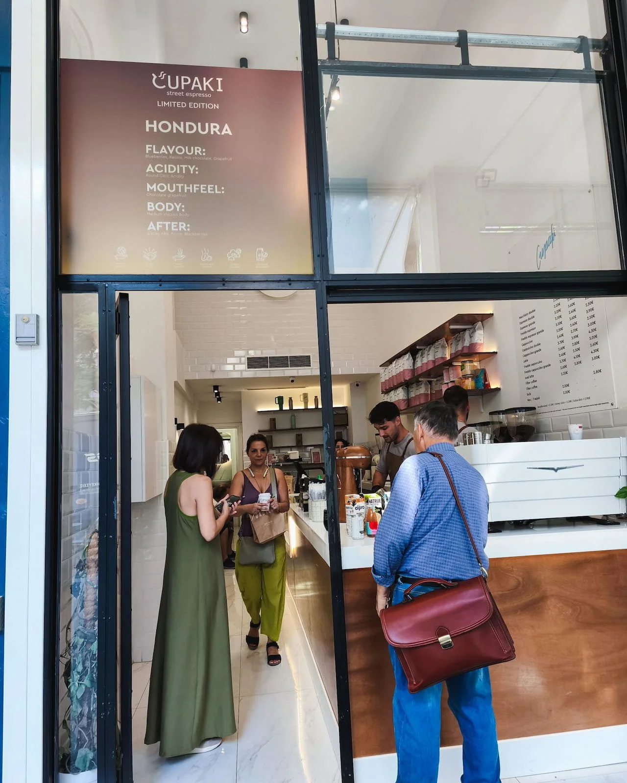 Cupaki coffee shop near Monastiraki in Athens.