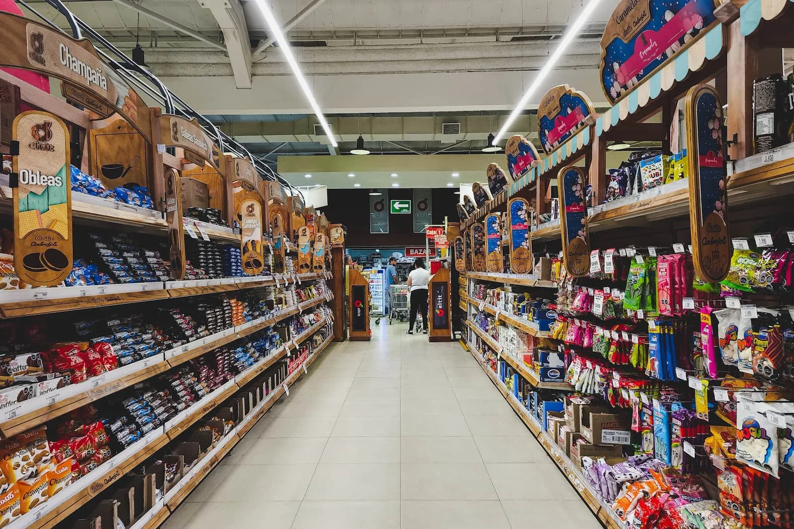 Supermarket Eltit in Valdivia, Chile.