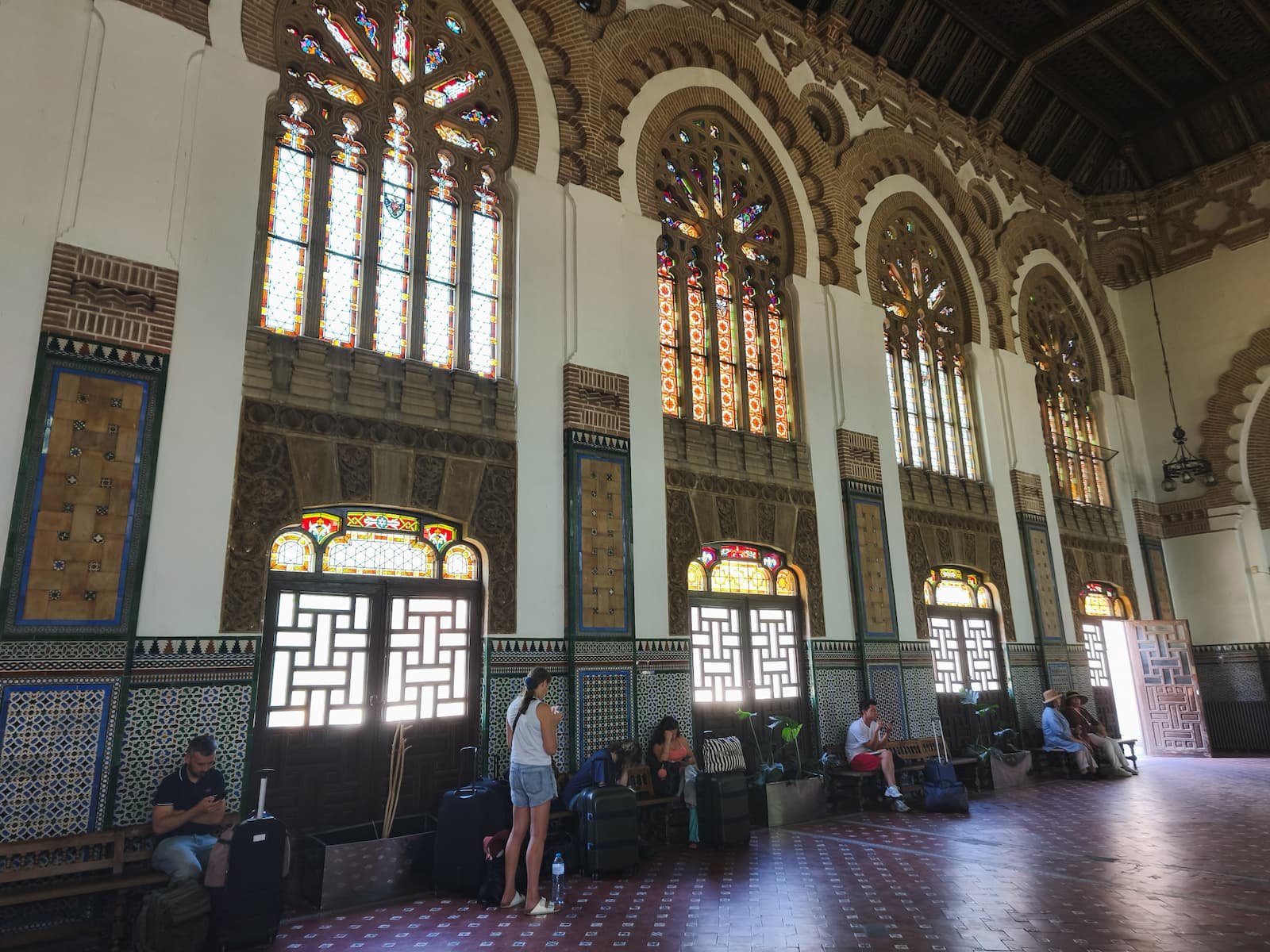 Interior of Toledo train station
