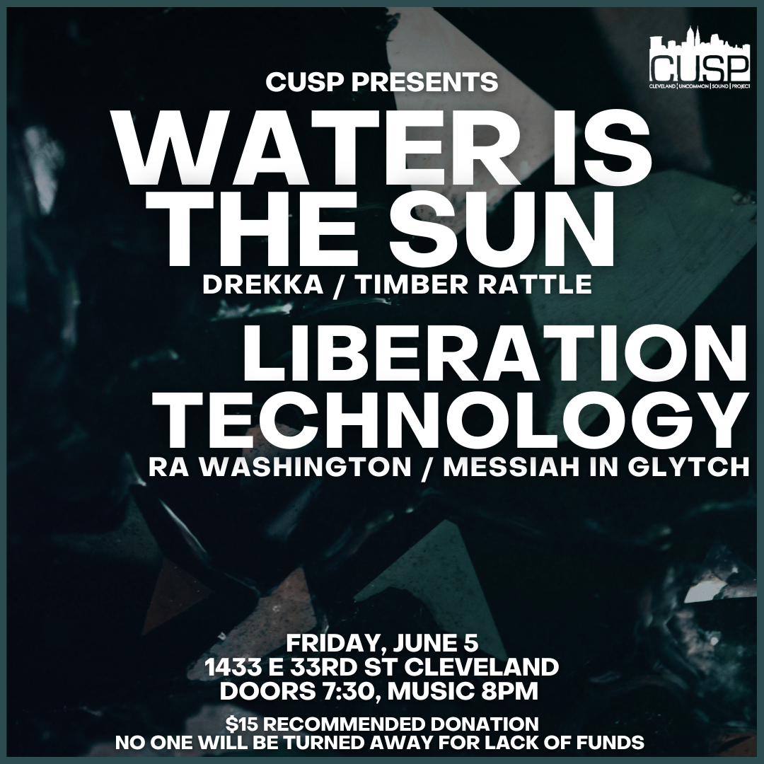 CUSP Presents: Water is the Sun // Liberation Technology