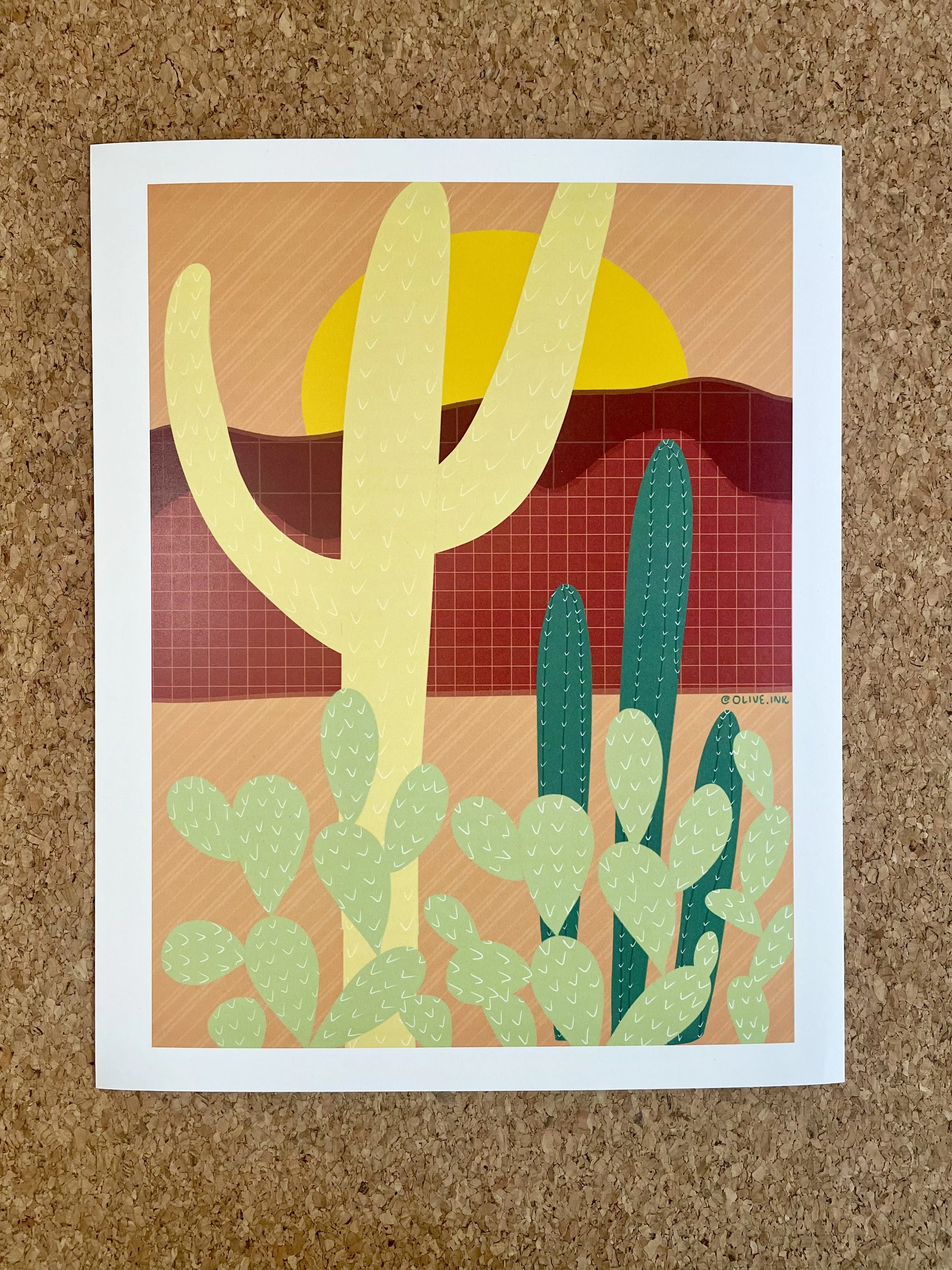 Desert Scene Print