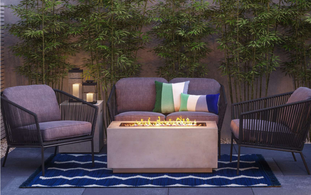 Target's Project 62 Outdoor Furniture collection has the BEST Fire pit/Coffee table Combo! Great deal too! 