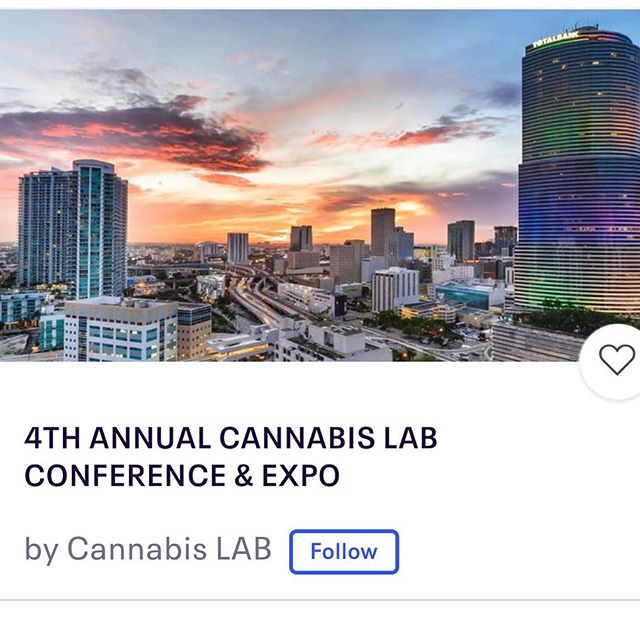 Who else is going? #Imgoingtomiami to my old stomping grounds for the 4th Annual Cannabis Lab Conference &amp; Expo. .
.
#networking #ontobiggerandbetterthings #byefelicia #innovators