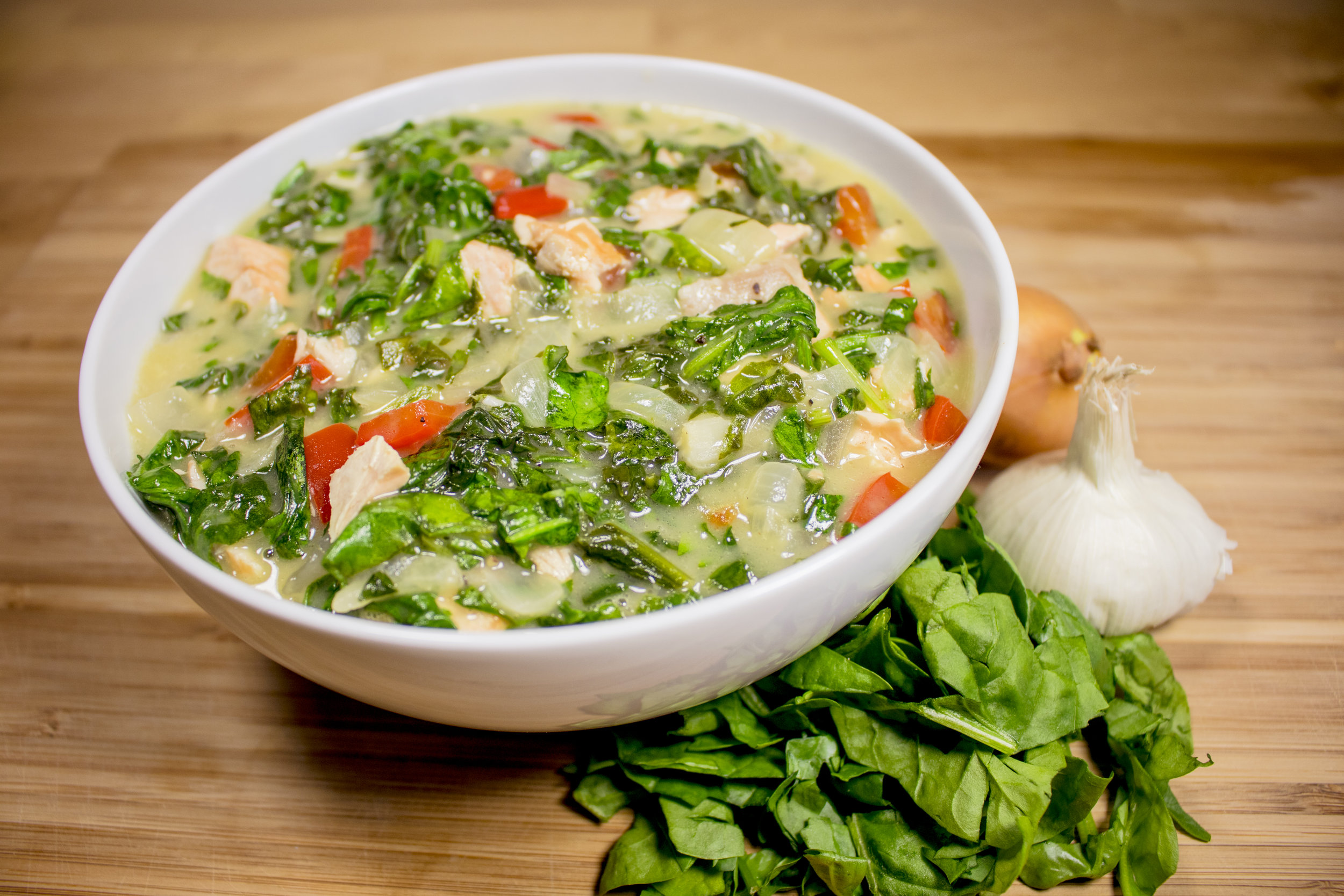 Lachs-Spinat-Pfanne - LOW CARB - FISCH