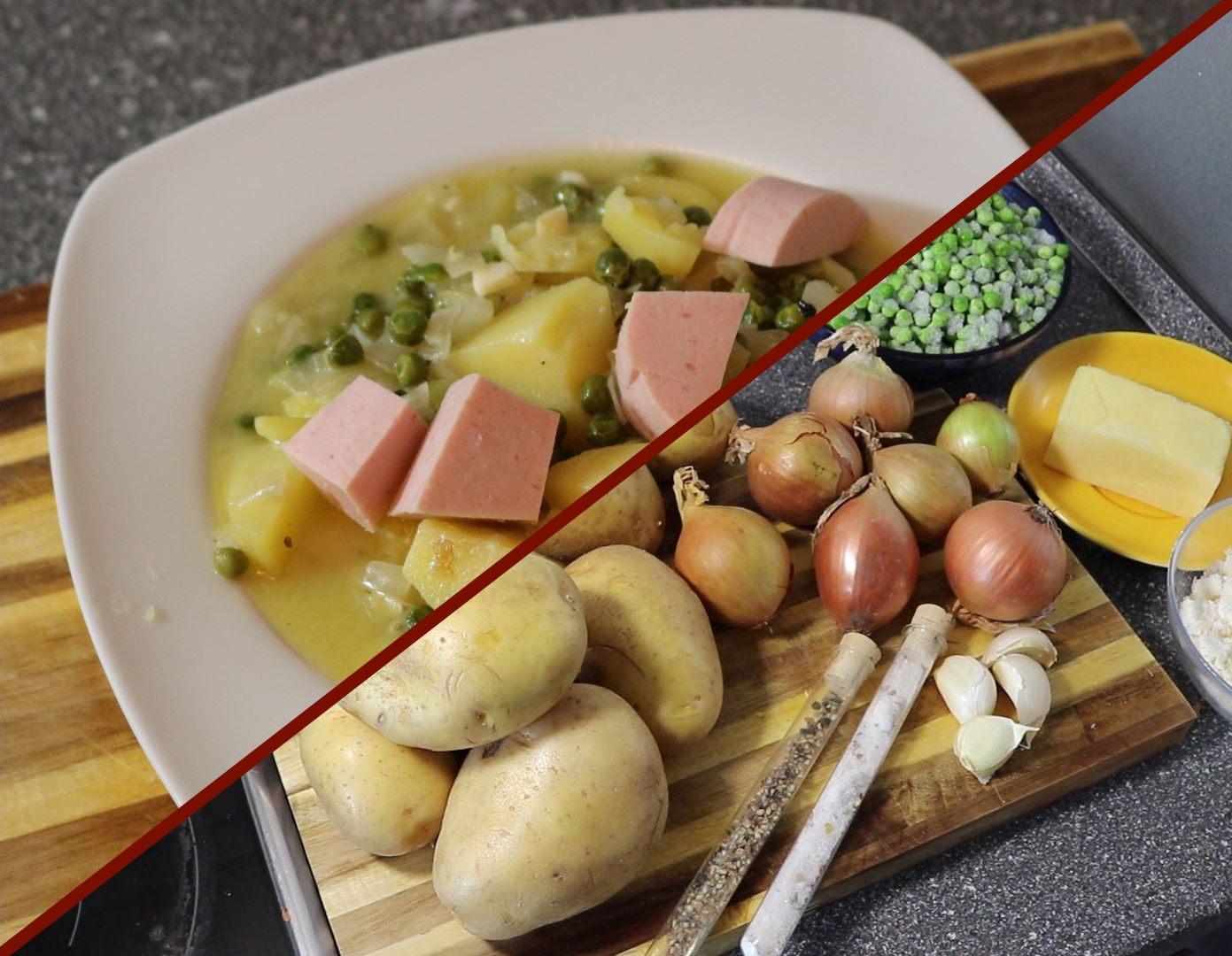 FOOD PREP: Kartoffelrisotto inkl. selbstgemachter Brühe 