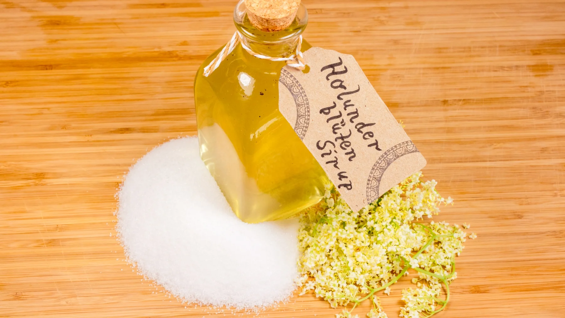 Holunderblütensirup selbst machen