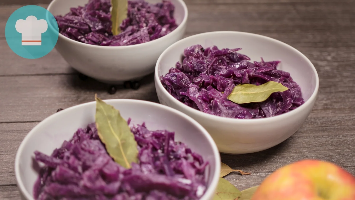 Apfelrotkraut