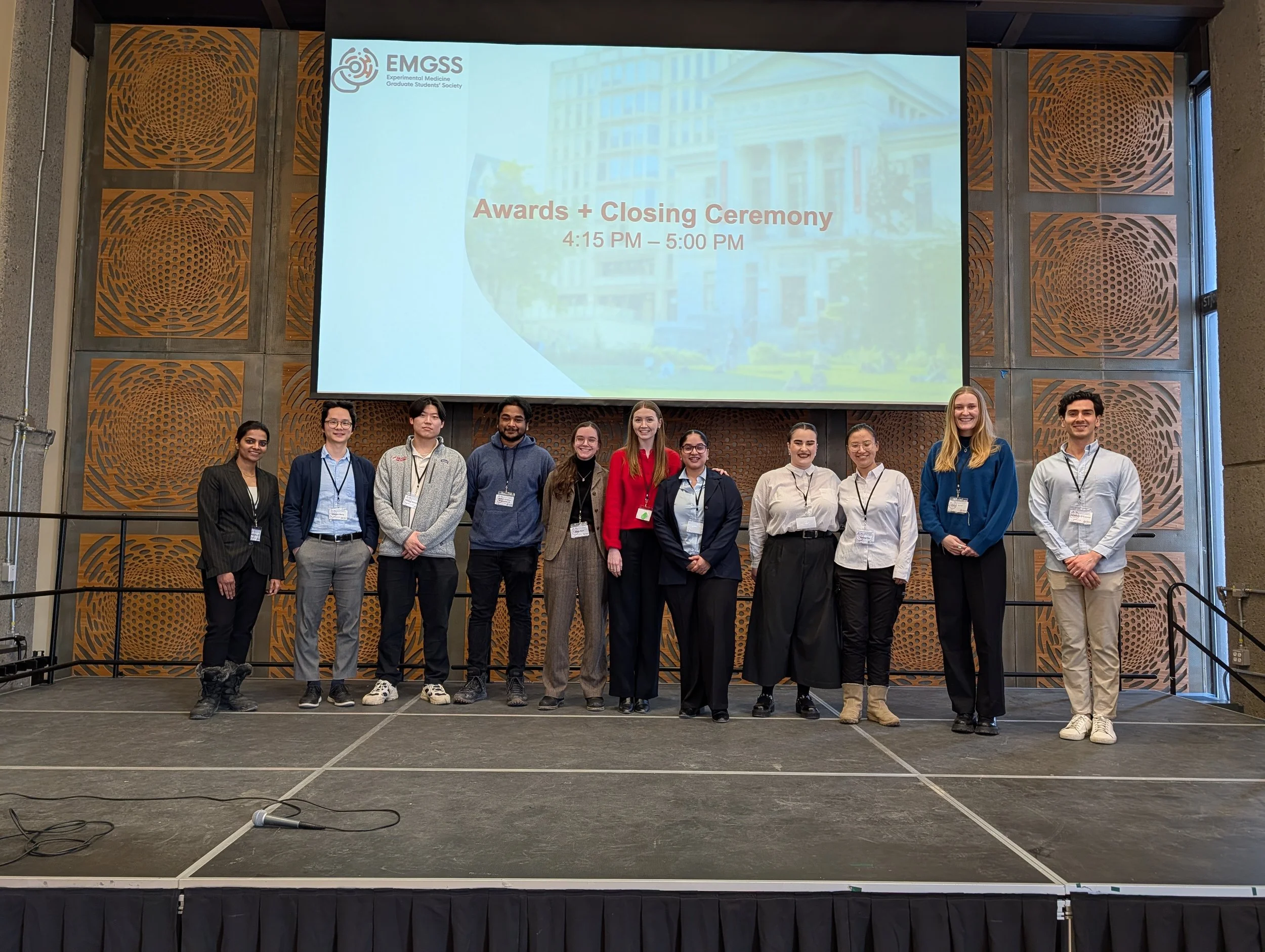 Oral and poster presentation winners