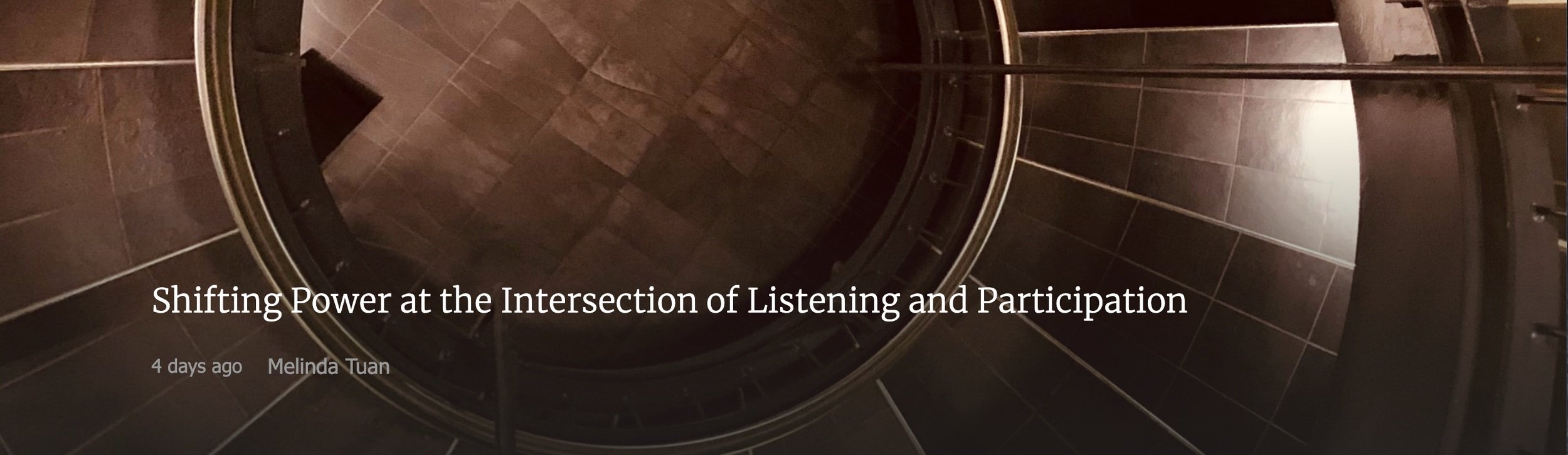 Shifting Power at the Intersection of Listening and Participation