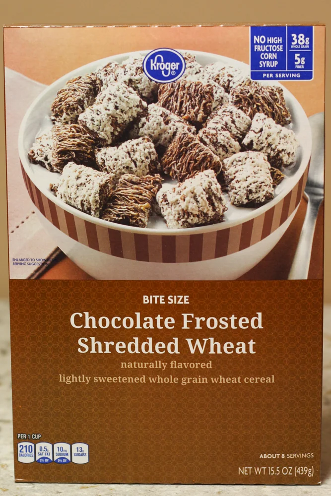 CHOCOLATE FROSTED SHREDDED WHEAT NATURALLY FLAVORED