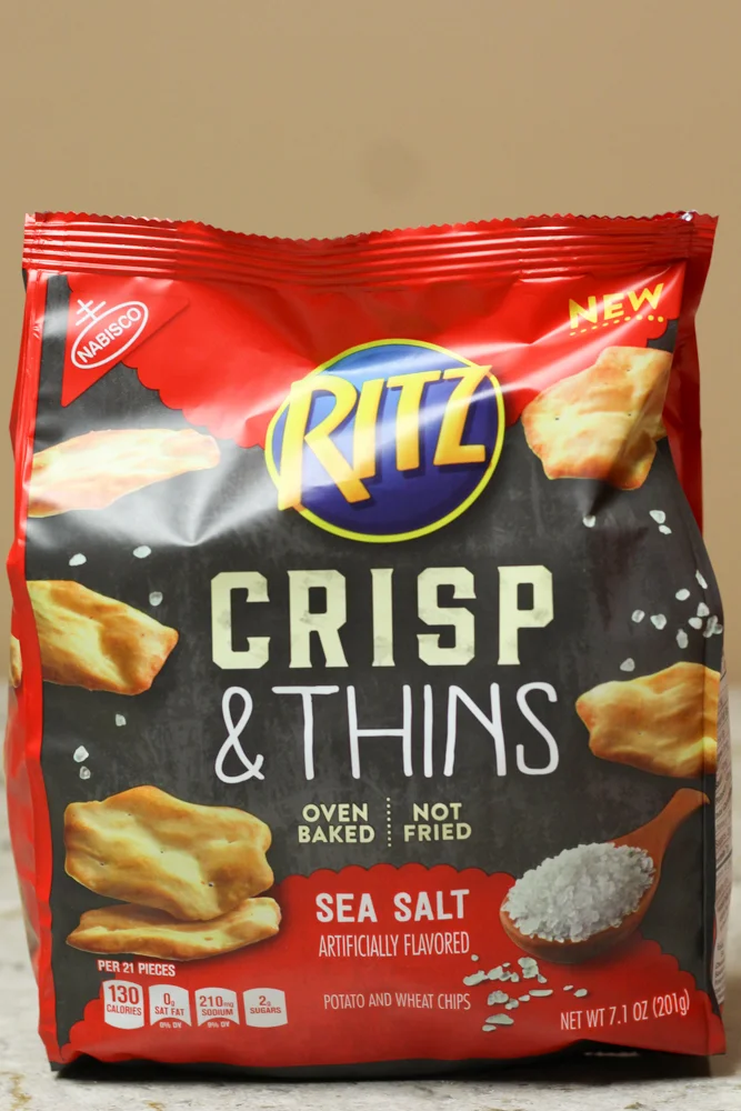 RITZ CRIPS & THINGS SEA SALT 7.1 oz - $1.40 Compared to $2.98 from Walmart