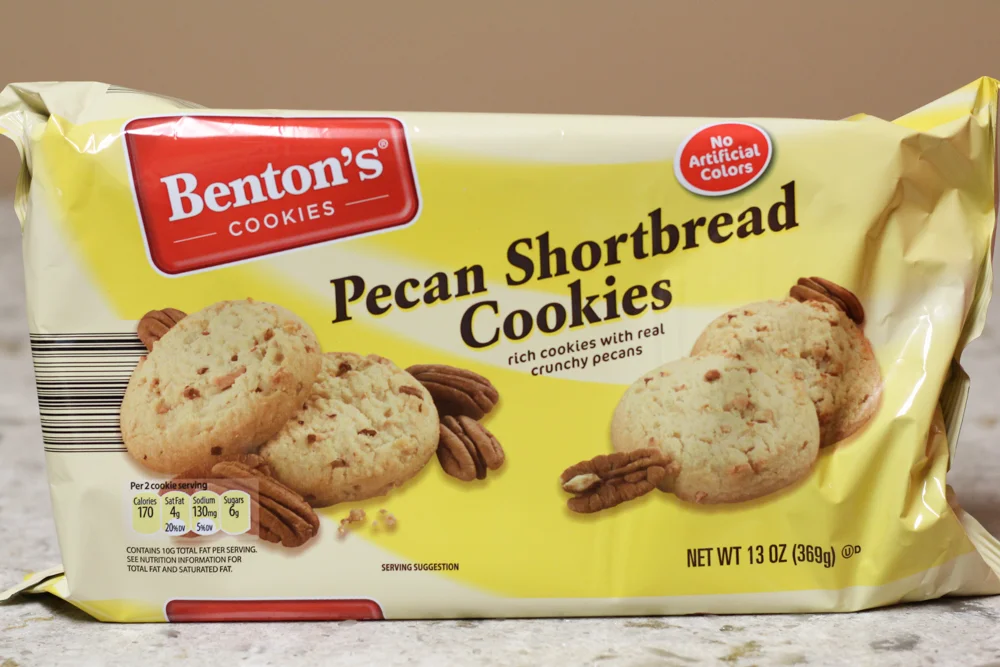 BENTON'S PECAN SHORTBREAD COOKIES 13 oz