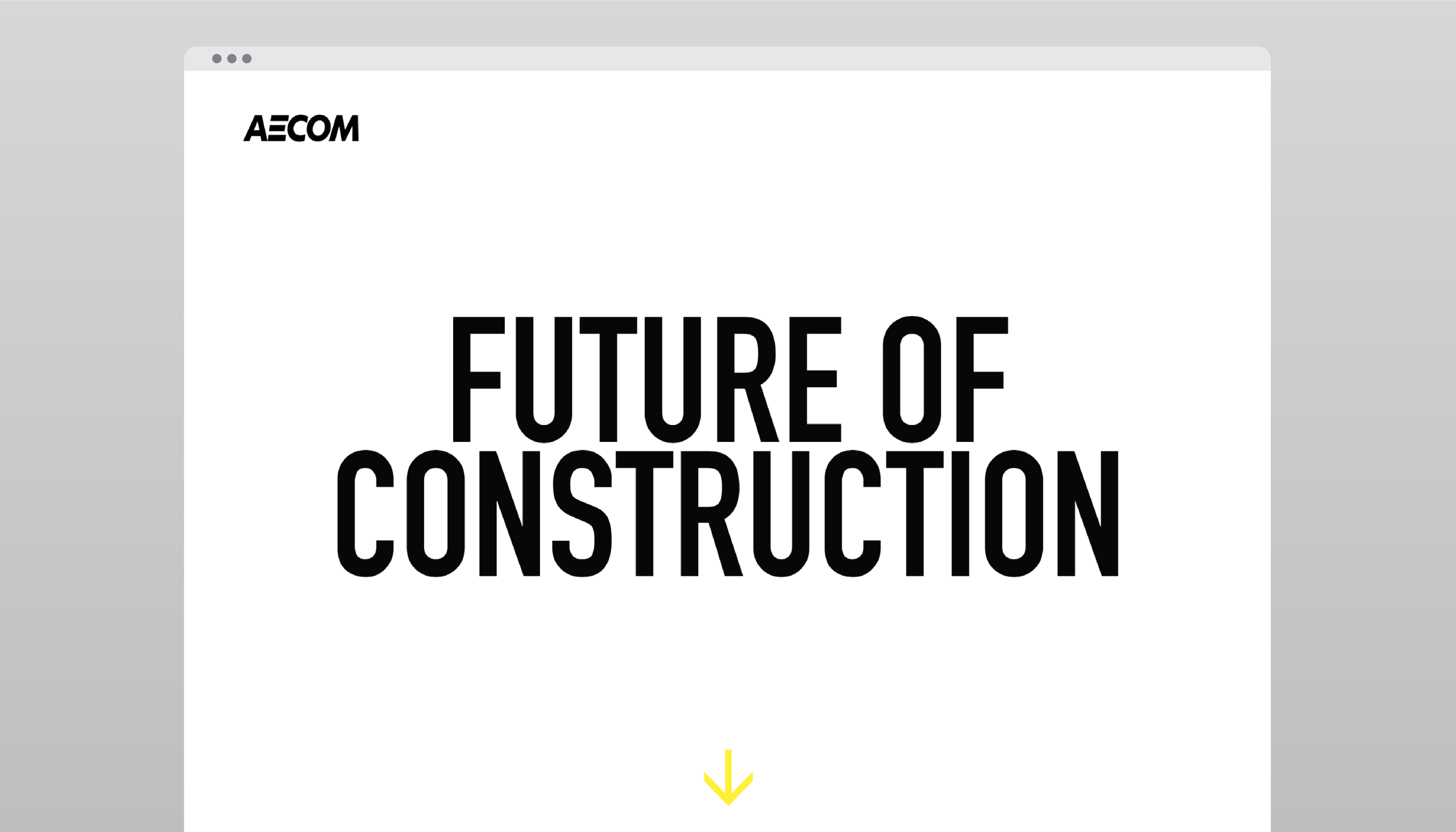 Future of Construction – Microsite & Book
