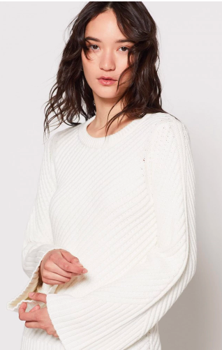 Joie - Lauraly Sweater Inspired by classic nautical sweaters, the Lauraly is anything but predictable. From the super soft knit to the subtle flared sleeves, this is a wear-anywhere option that’s still going to draw attention. Pair with cut off denim shorts or just about anything!