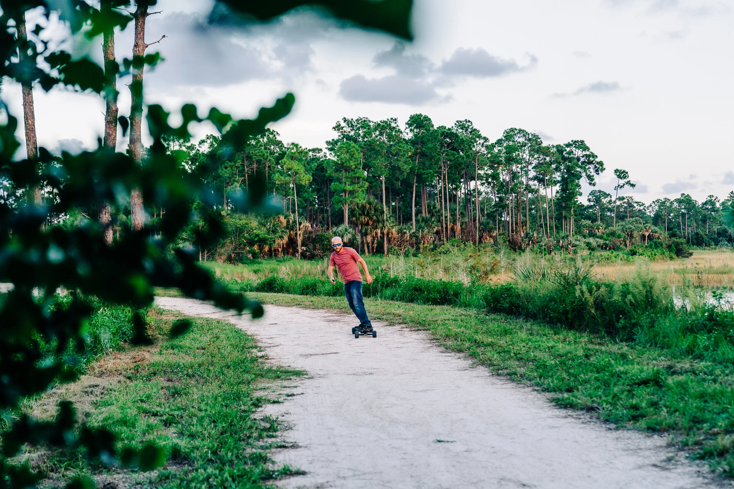 E-Board at Okeeheelee Park South, Florida