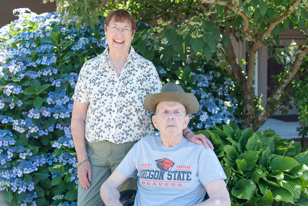 "My husband, Bud, chose Rosewood Court. It was on his route when he was able to take his morning run around the neighborhood. We stopped in one day and took a tour. When we got home, we looked at each other and said, 'Rosewood Court is where we will go when the time comes!' The staff is wonderful, helpful, and loving." - Bud & Paula Bell