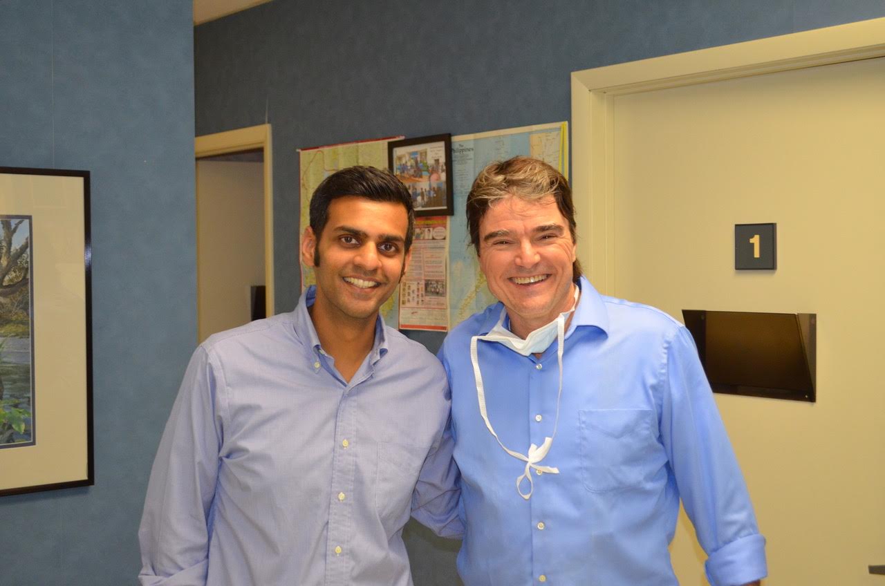 Dr. Patel with Dr. Doug Stein