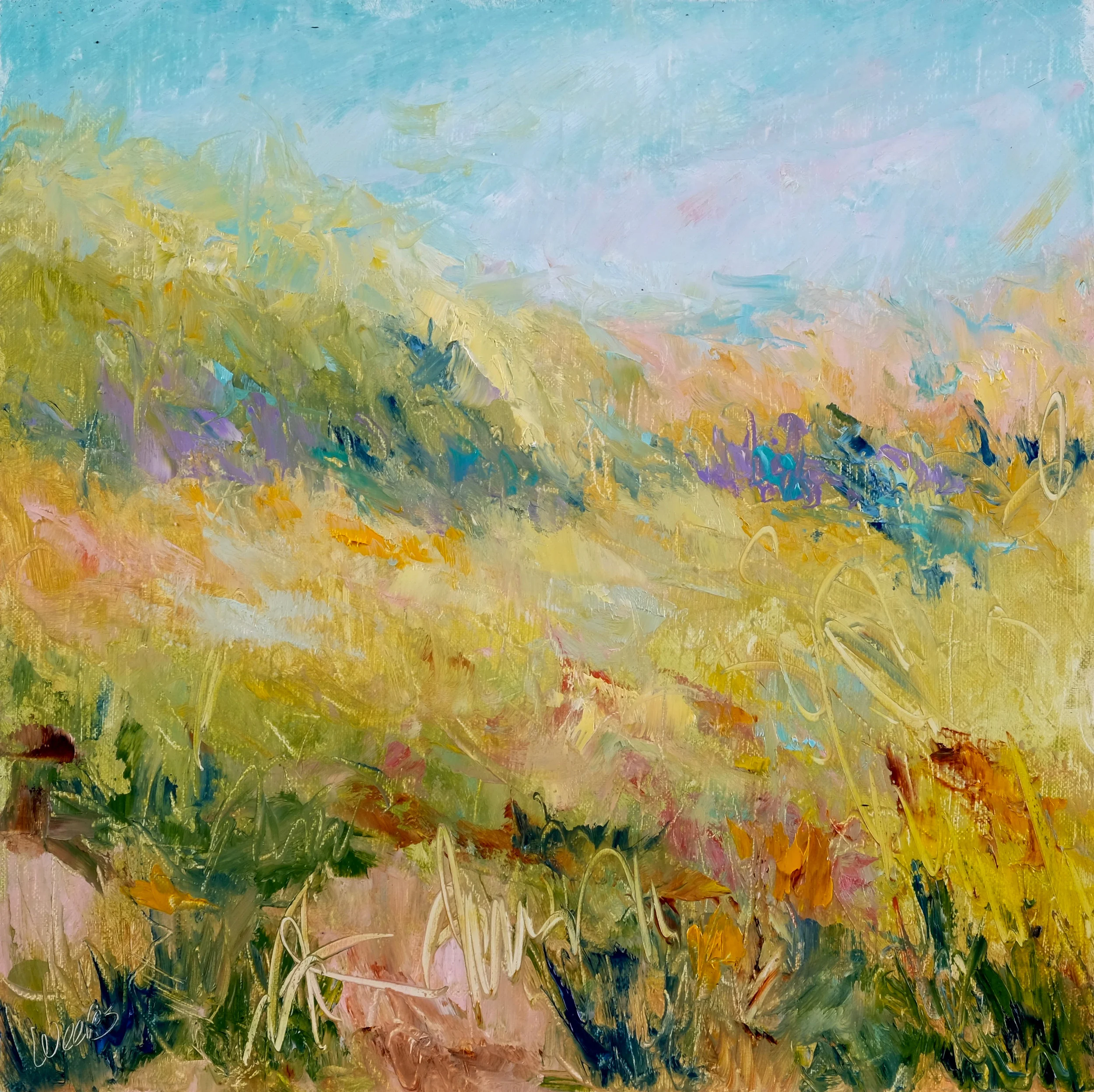 "Pastel Palette #2" - 12 x 12 inch